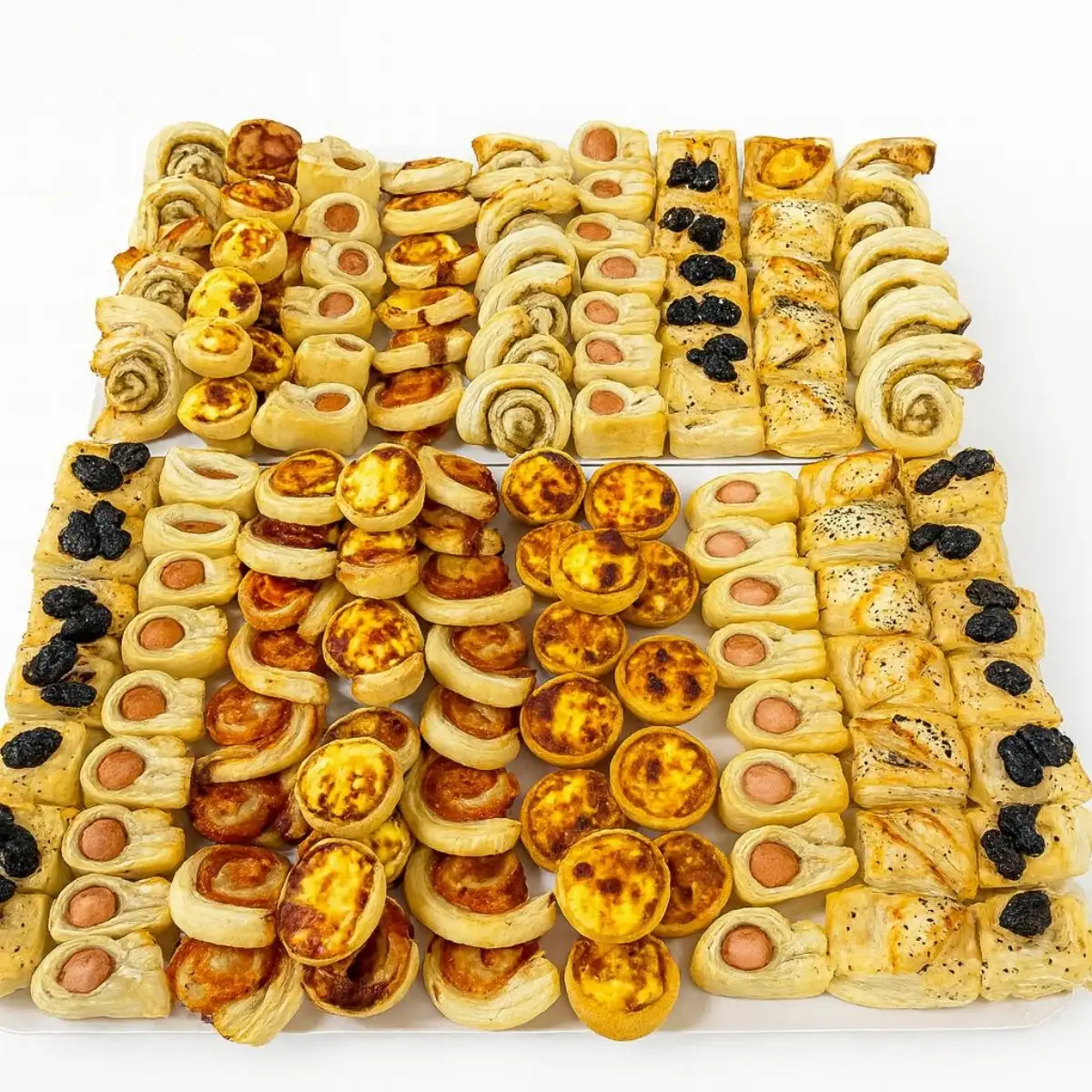 Plateaux de minis feuilletés